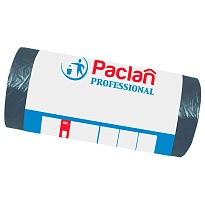 Мешки для мусора 60 л, черные, в рулоне 50 шт., ПНД, 6,2 мкм, 800х600 мм, PACLAN Professional, 604078 в Подольске
