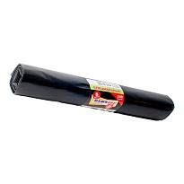Мешки для мусора 240 л, черные, в рулоне 5 шт., ПВД 80 мкм, 1300х900 мм, МЕШКОFF, 4217 в Подольске