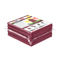 Мешки для мусора 160 л, бордовые, в пачке 10 шт., ПВД, 40 мкм, 900х1100 мм, i-Bag в Подольске